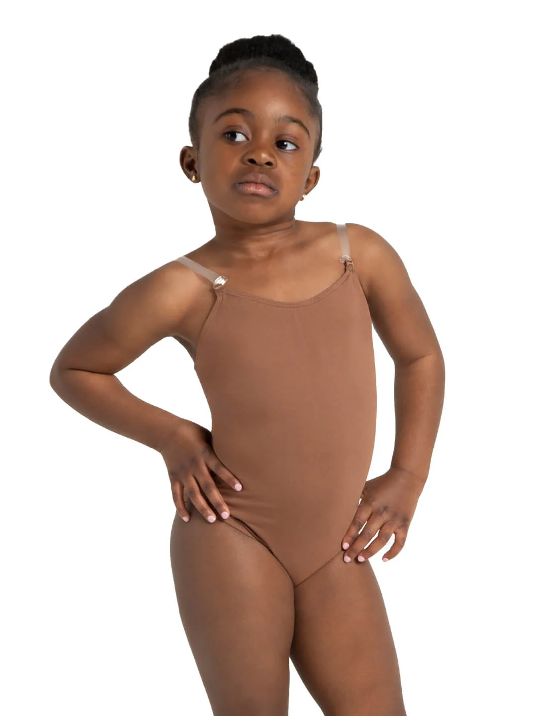 Camisole Leotard w/ Clear Transition Straps - Girls - Image 4