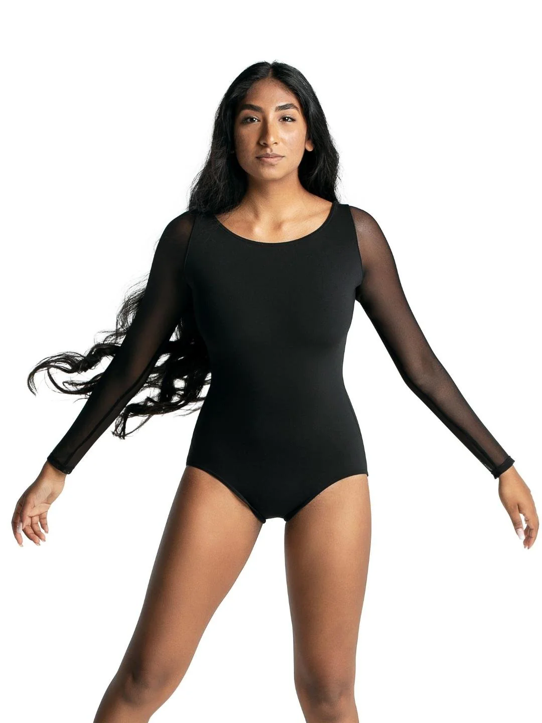 Meryl Strappy Back Long Sleeve Leotard - Image 4