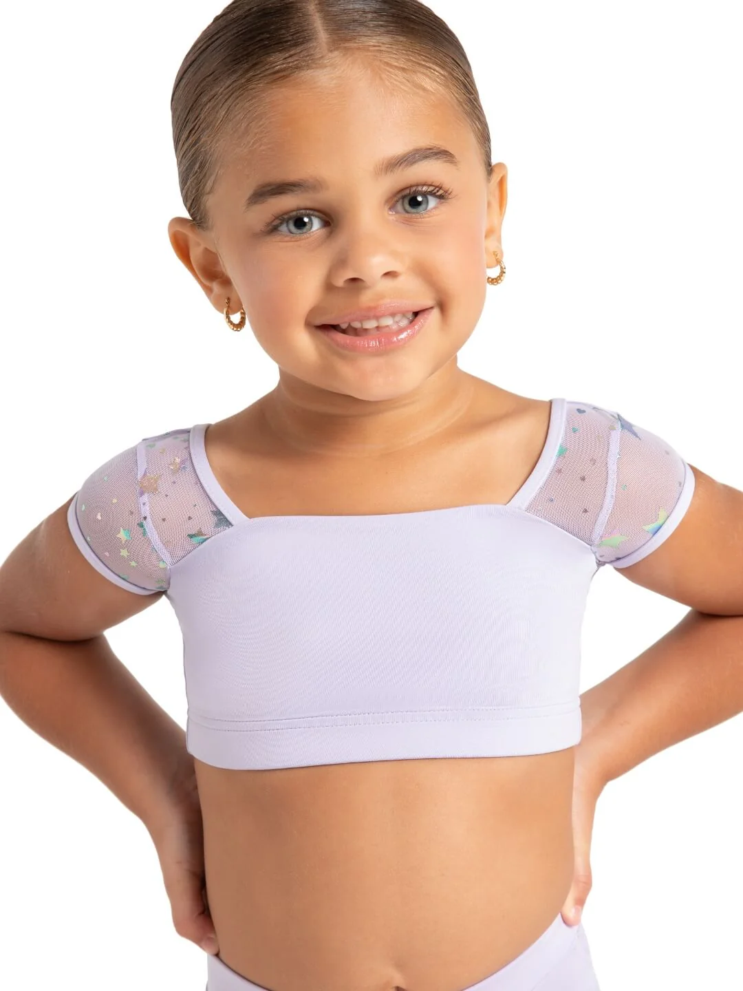 Star Struck Cosmic Crop Top - Girls - Image 3