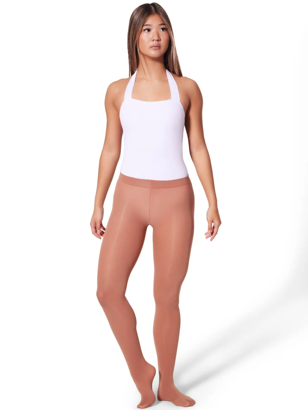 Ultra Soft™ Footed Tight with Self-Knit Waistband - Image 32