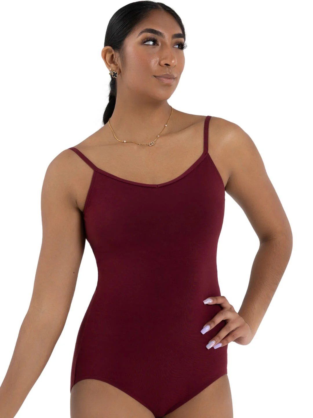 V-Neck Camisole Leotard - Image 9