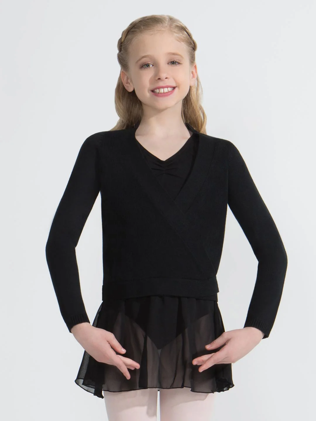 Wrap Sweater - Girls - Image 4